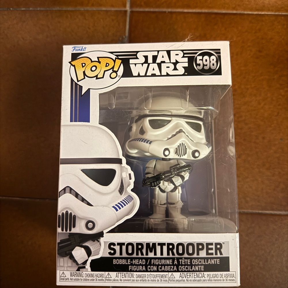 Funko Pop Star Wars Stormtrooper White and Black Figure